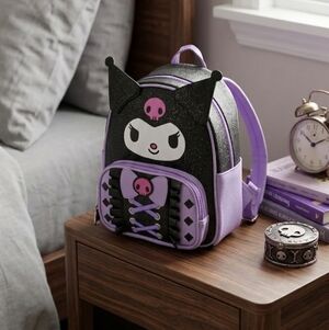 Kuromi adorable Mini Backpack